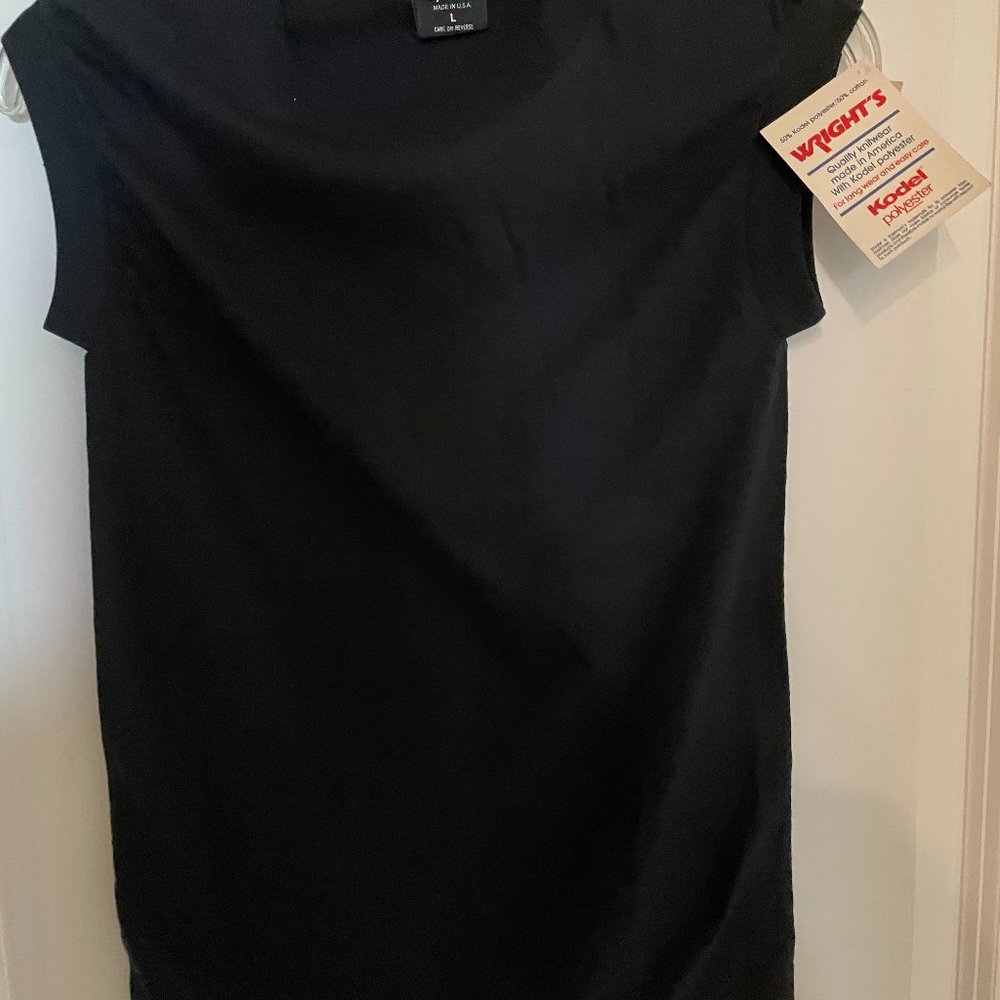 NWT Black Size Lg Tank Top